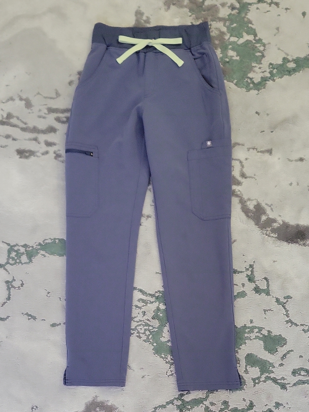 FIGS Space Navy Yola™ High Waisted - Petite Skinny Scrub Pants - XS